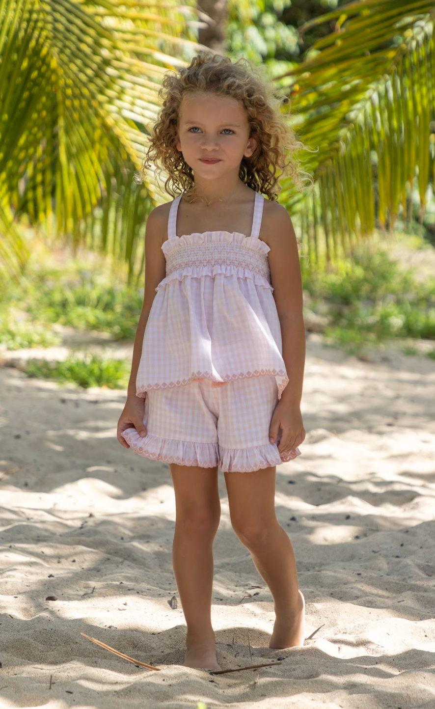 Soft Pink Ambroise Short (Big Kid)