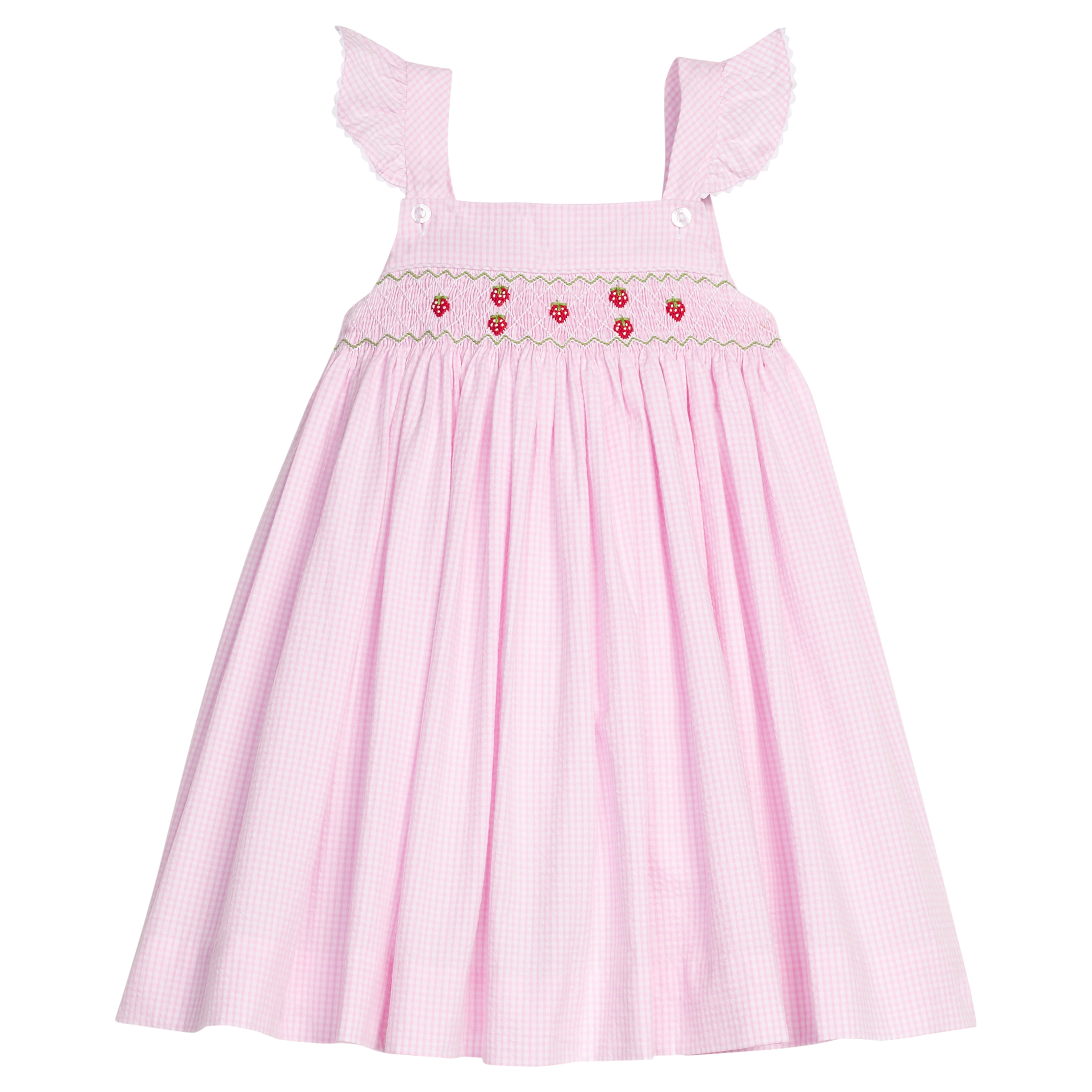 Strawberry Smocked Lizzy D Dress