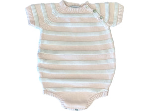 Striped Romper-Pink (Toddler)