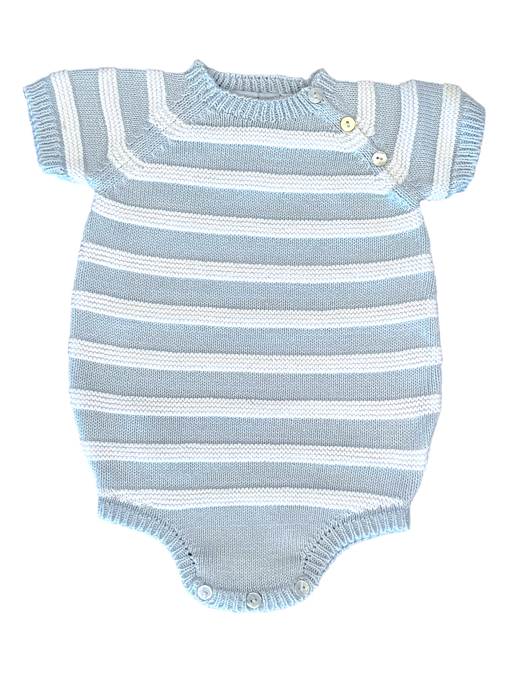 Striped Romper-Blue (Infant)