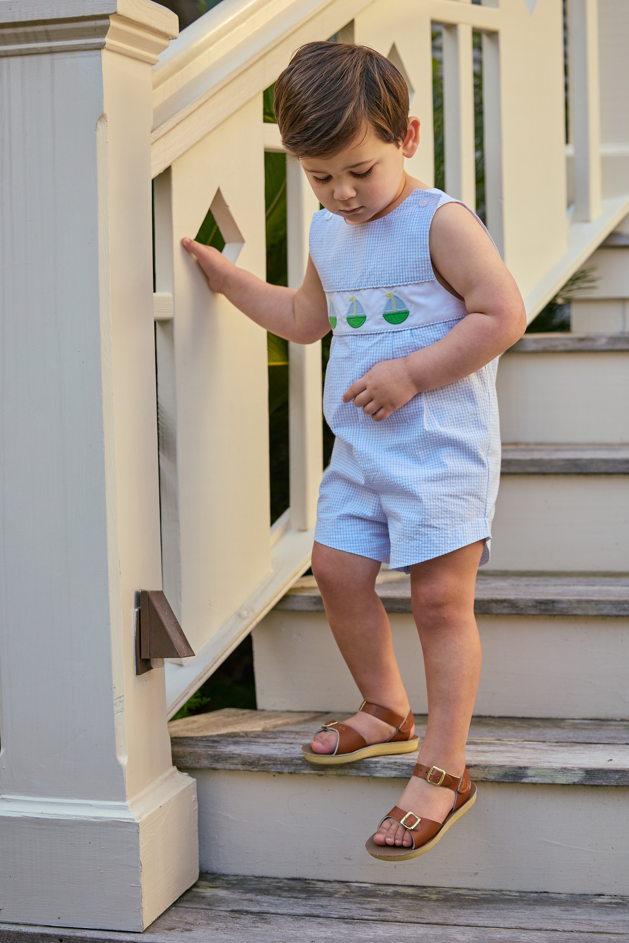 Sailboats Vintage Romper