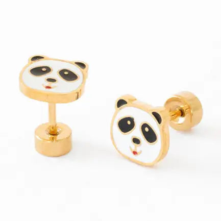 Panda Earrings