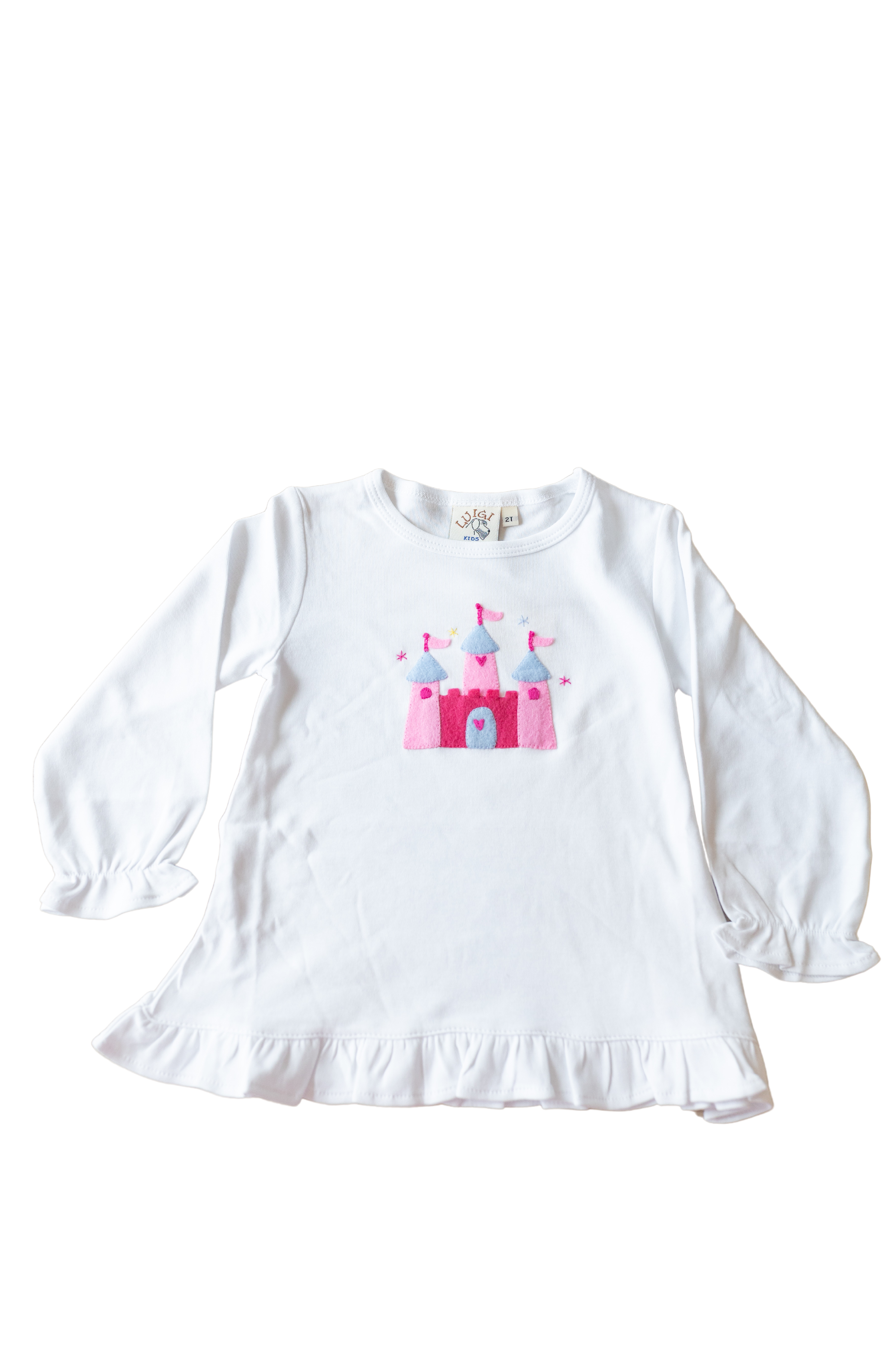LS Ruffle Castle Swing Top