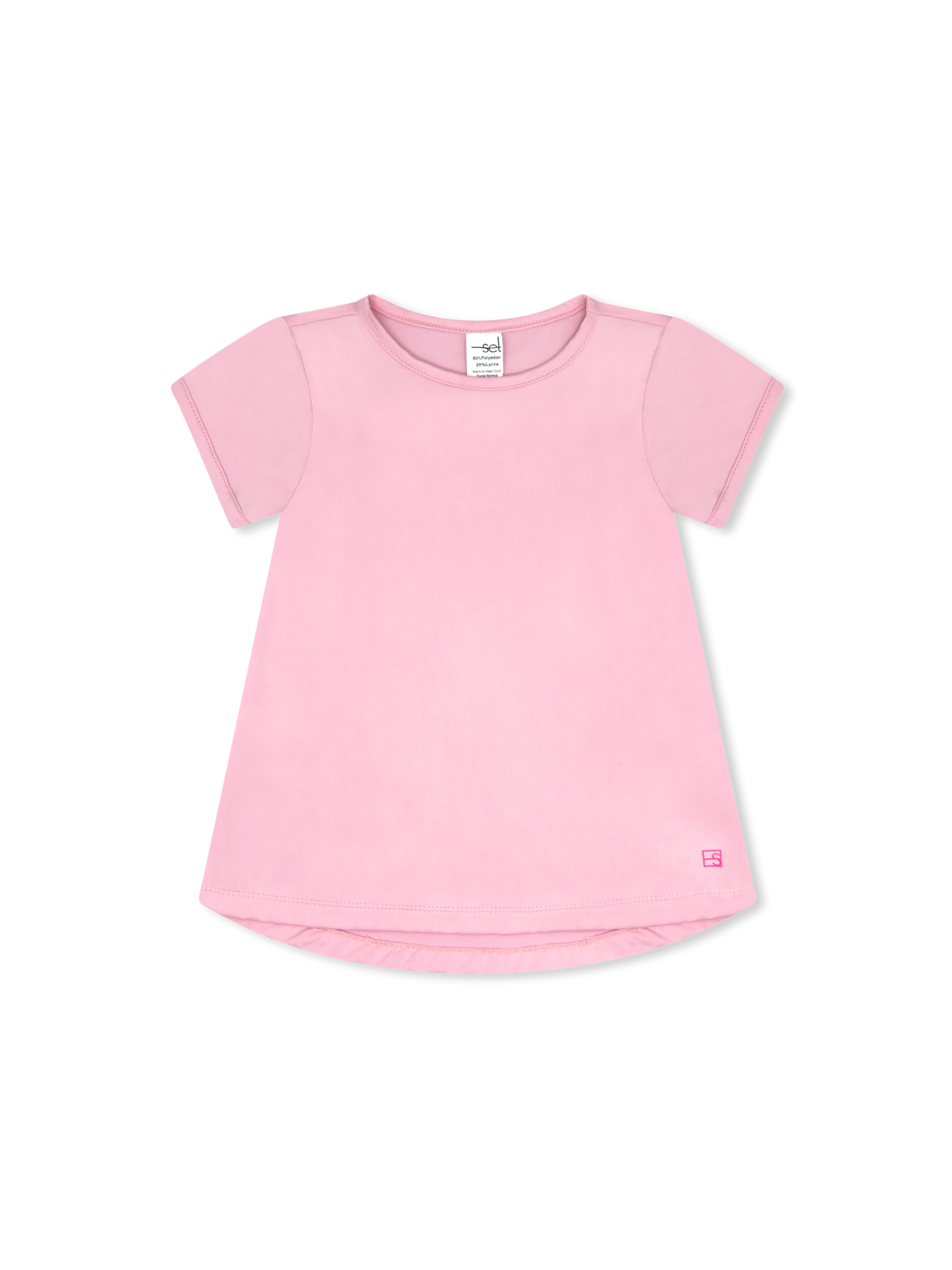 Bridget Basic Tee - Cotton Candy Pink (Big Kid)
