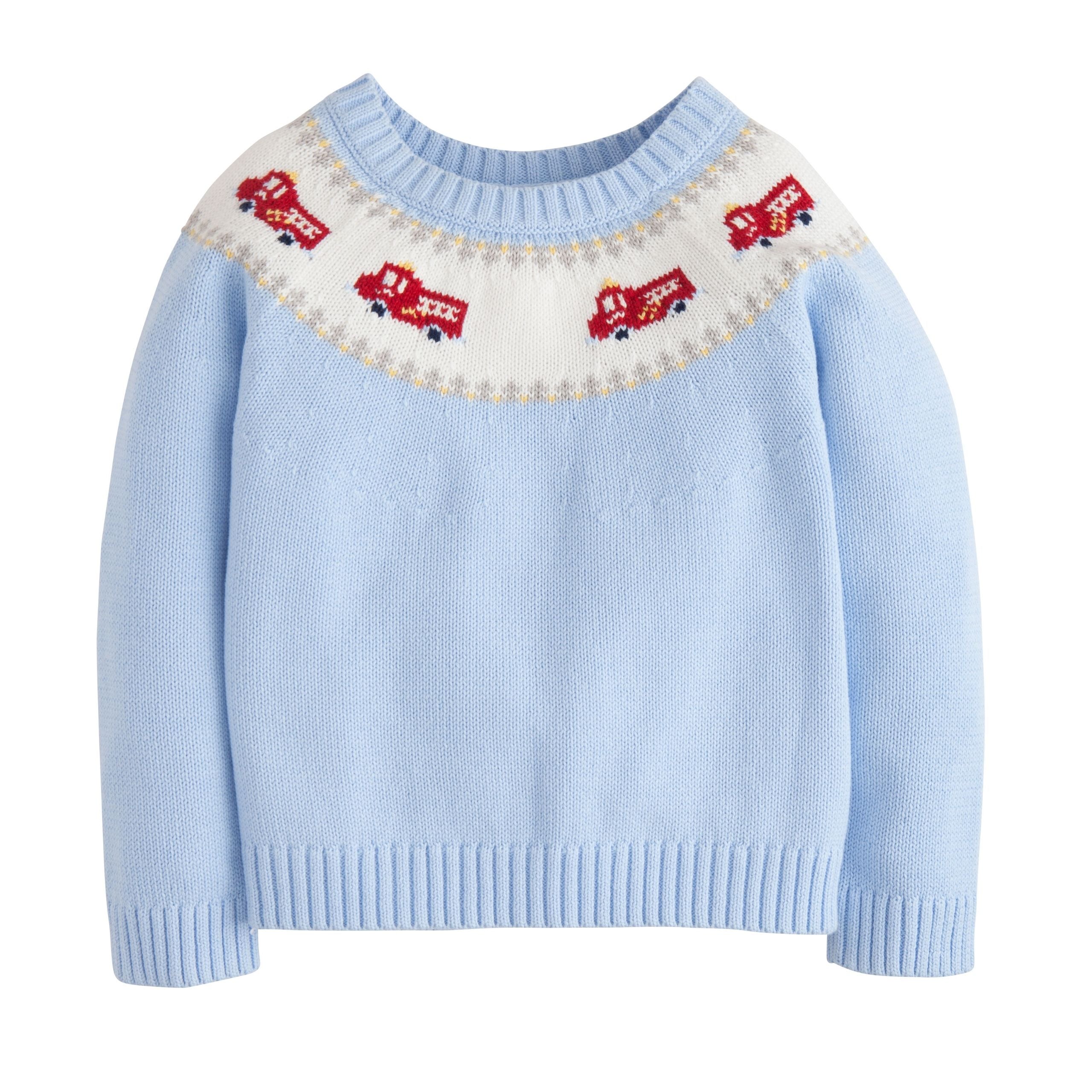 Kids Beach Vespa Fair Isle Sweater
