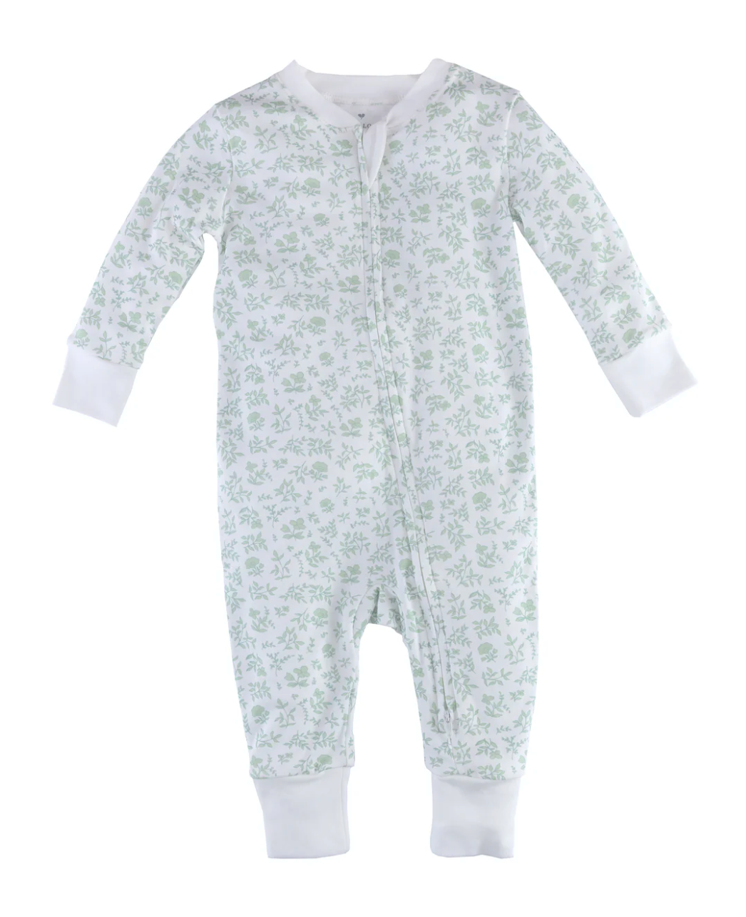 Petunia Moss Zip Up Pajama (Baby)