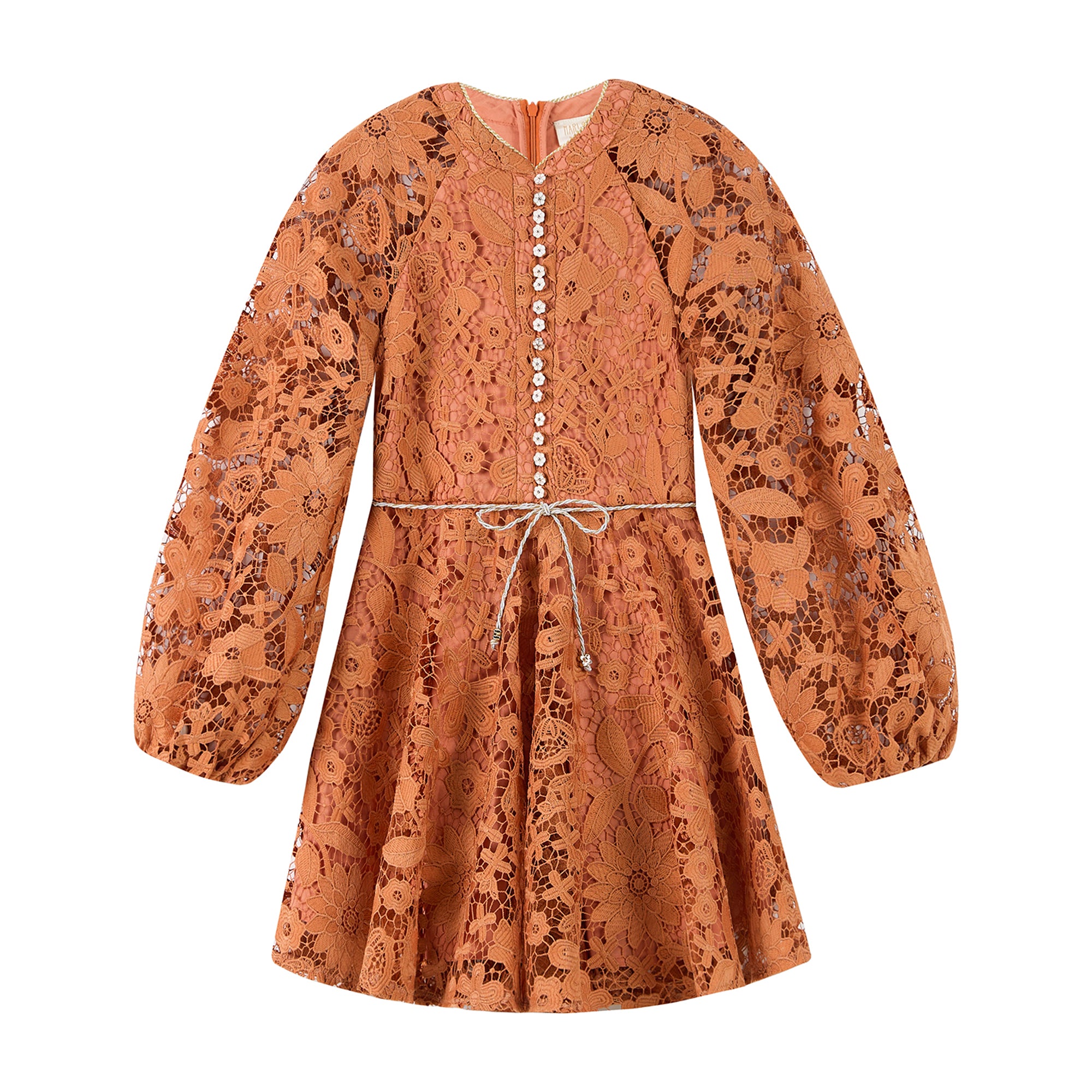 Cinnamon Esme Embroidered Mini Dress