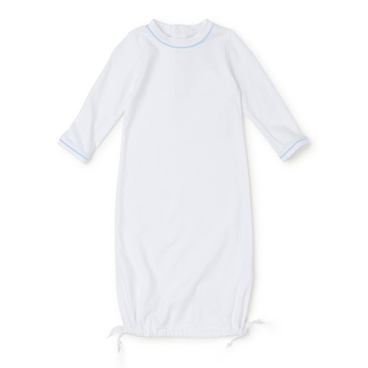 George Gown-Light Blue & White