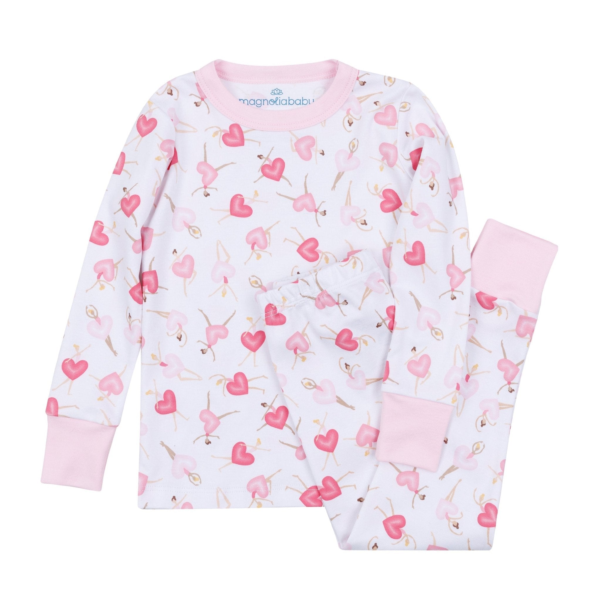 Dancing Hearts Long Pajama (Toddler)