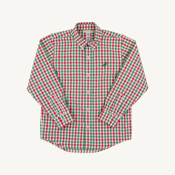 Richmond Red & Kelly Green Deans List Dress Shirt