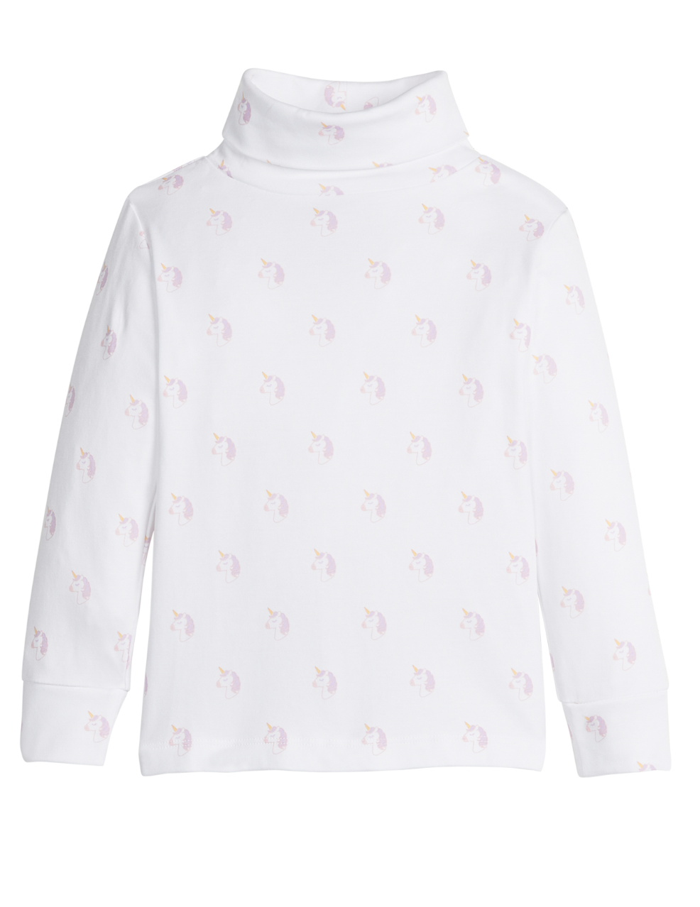 Printed Unicorn Turtleneck (Kid)