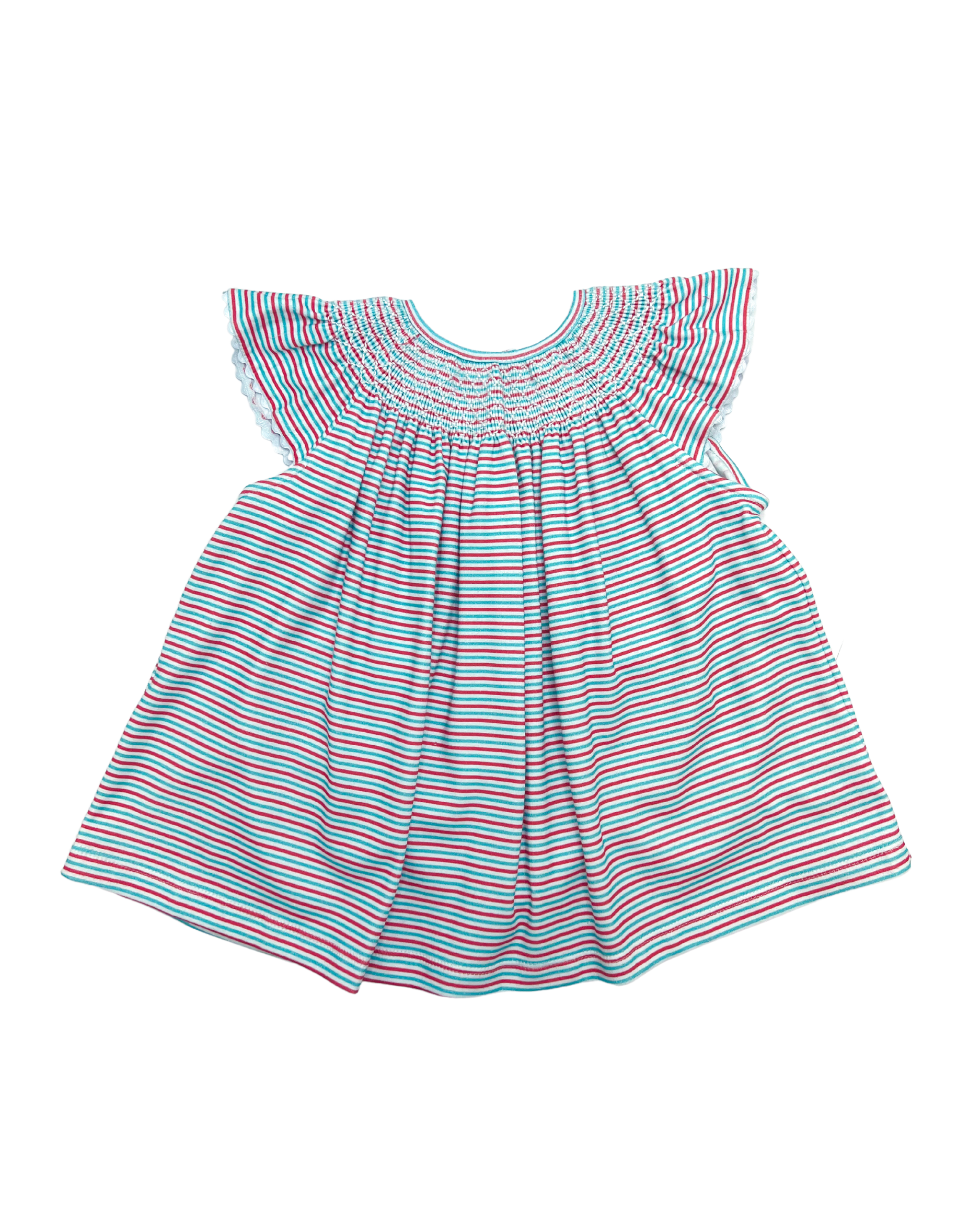 Top Knit Millie - Orange/Periwinkle Stripe (Kid)