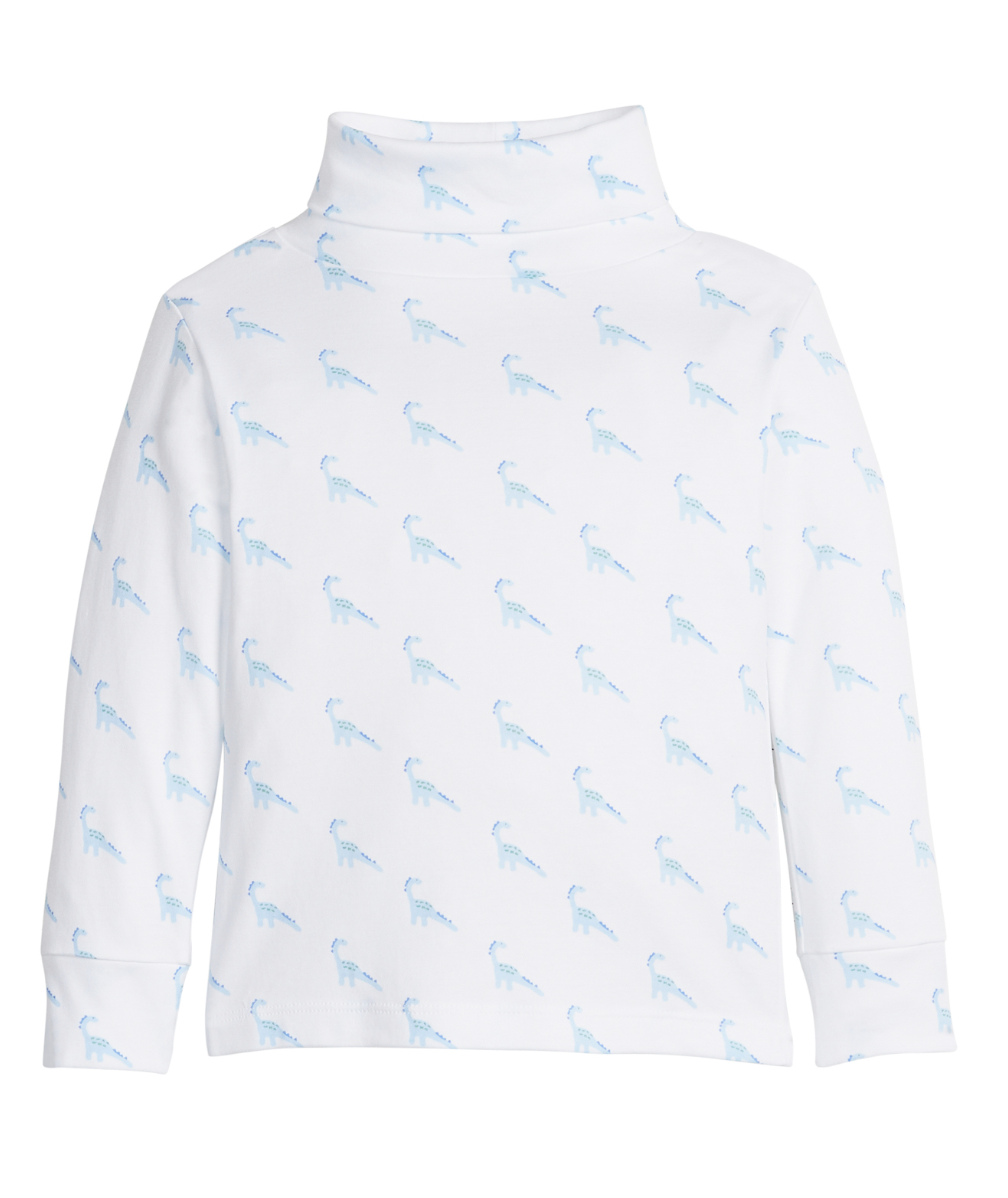 Blue Dinosaur Printed Turtleneck (Kid)