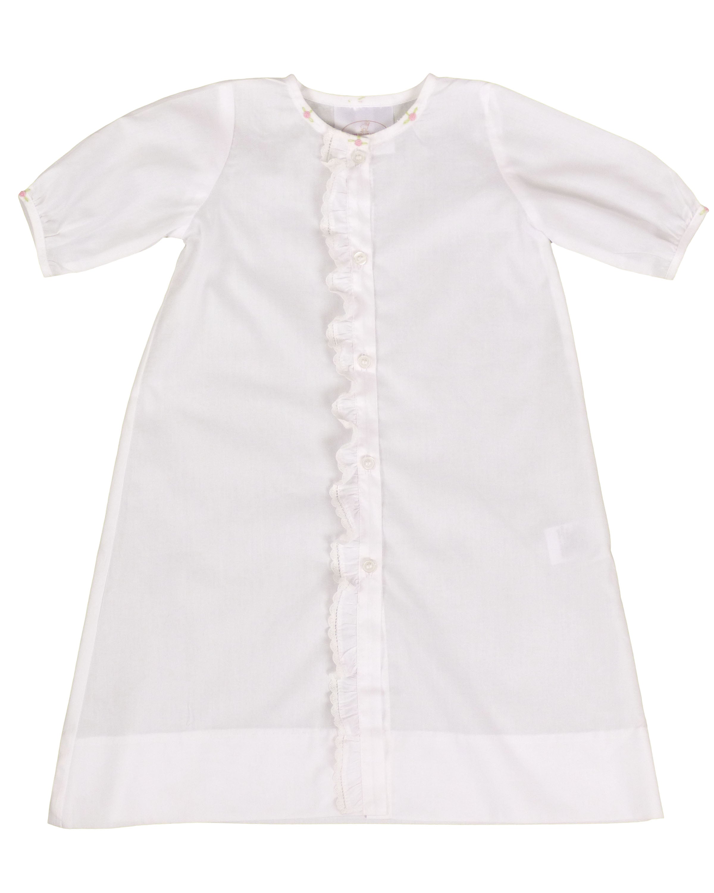 Linden Rose Daygown & Diaper Cover- Pink & White