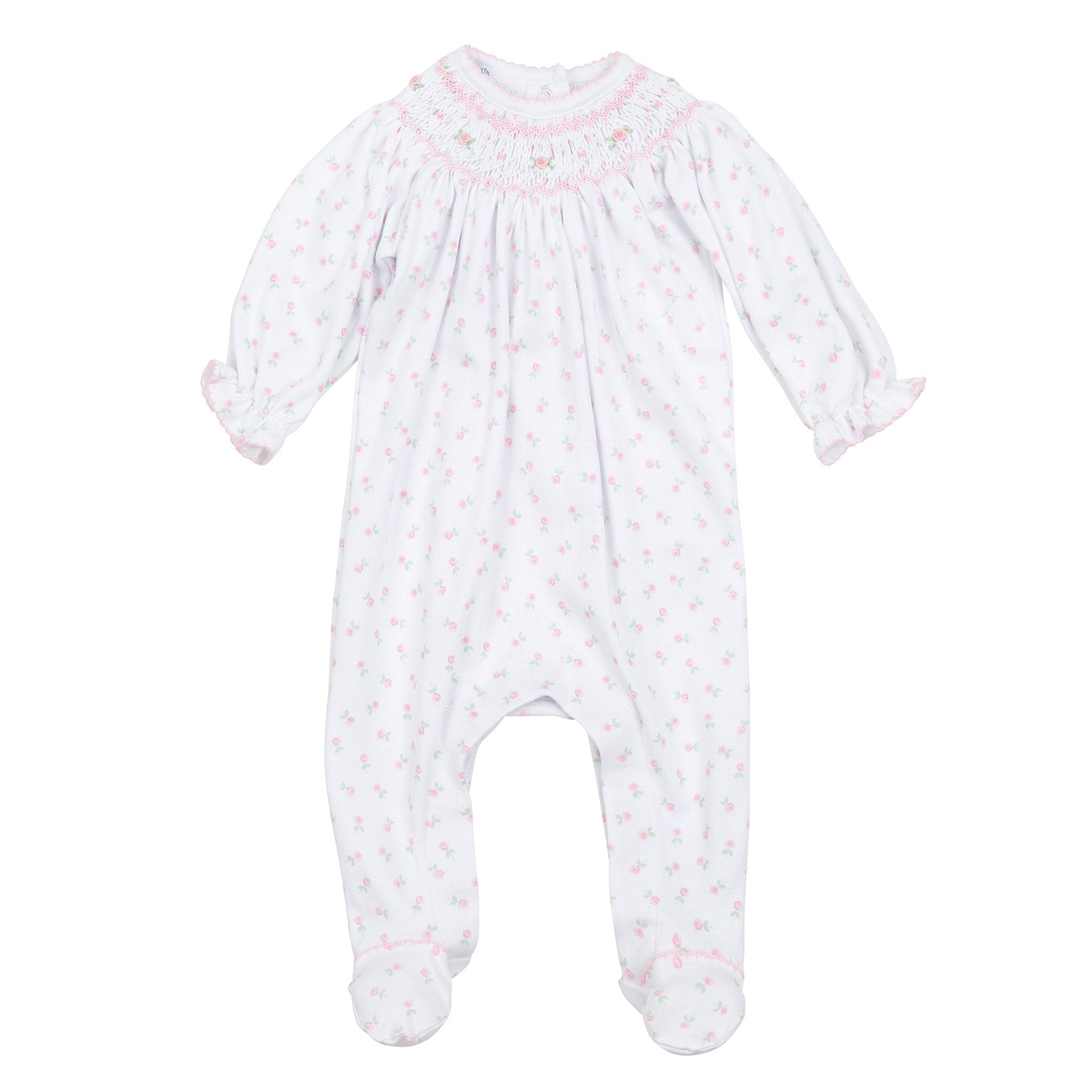 Juliette's Classic Pink Bishop Printed Footie