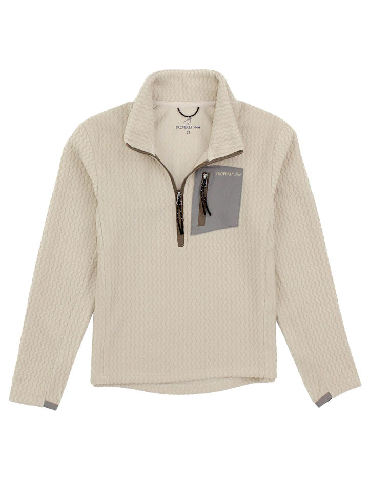 Boys Yukon Pullover - White Oak (Big Kid)