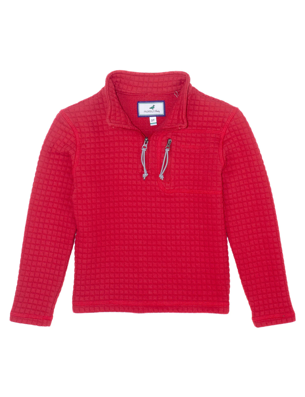 True Red Delta Pullover