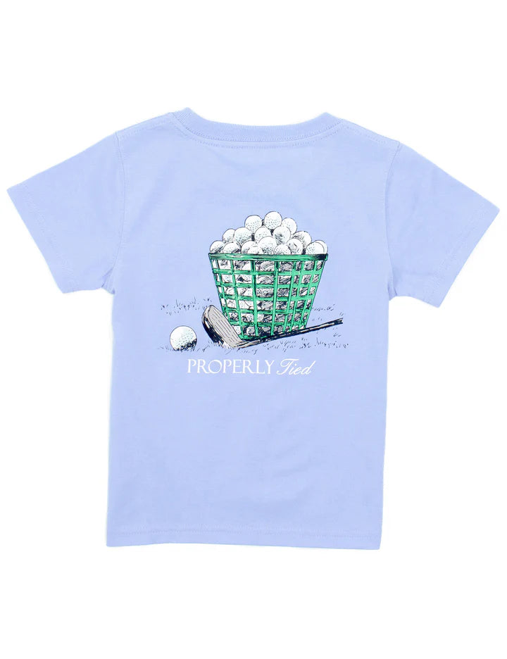 Light Blue Boys Range SS T-Shirt