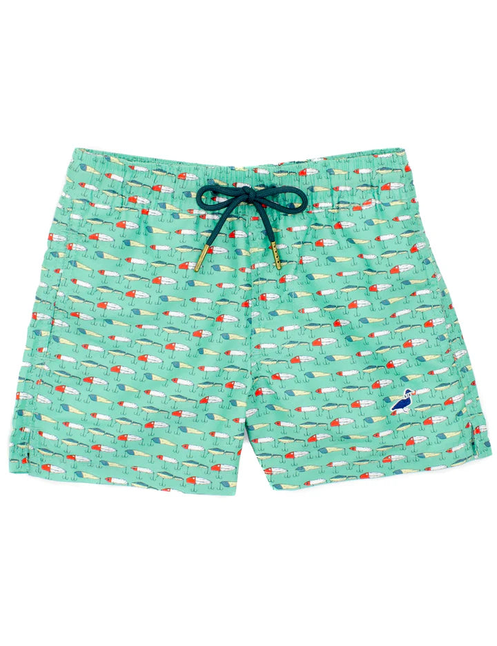 Vintage Lures Boys Swim Trunks