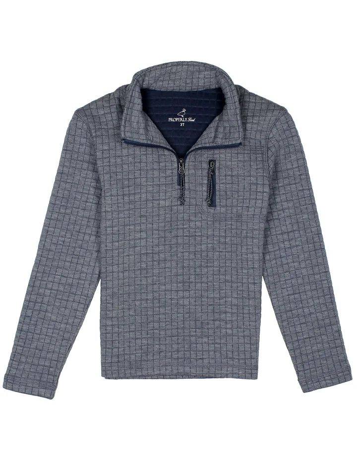Dusk Blue Delta Pullover