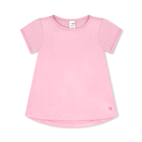 Cotton Candy Pink Bridget Basic Tee