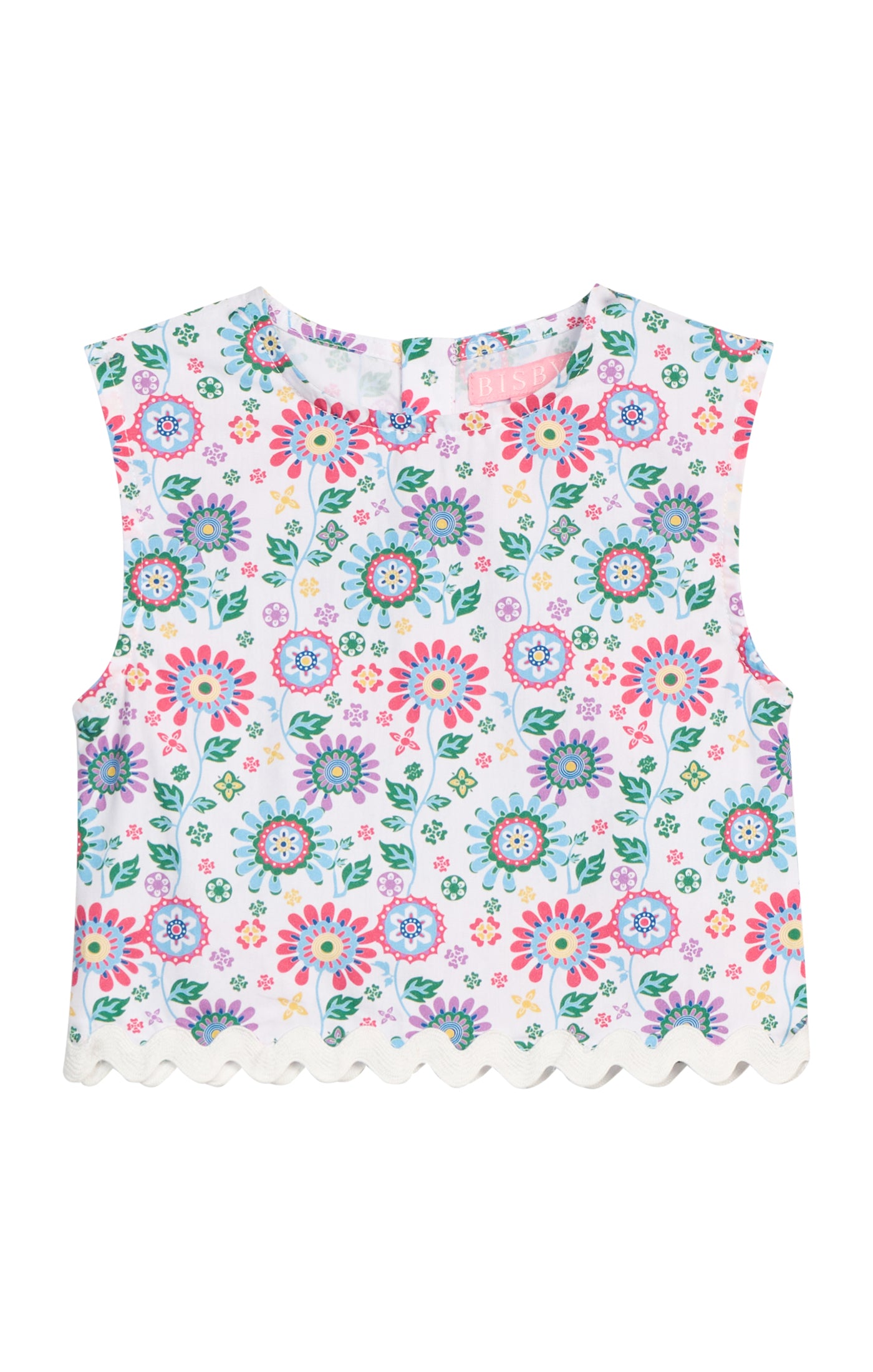 Bellavista Blooms Ric Rac Shell Top
