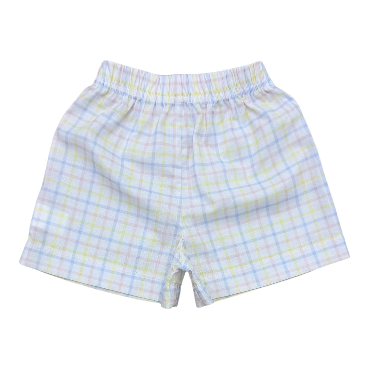 Primary Plaid Retro Short