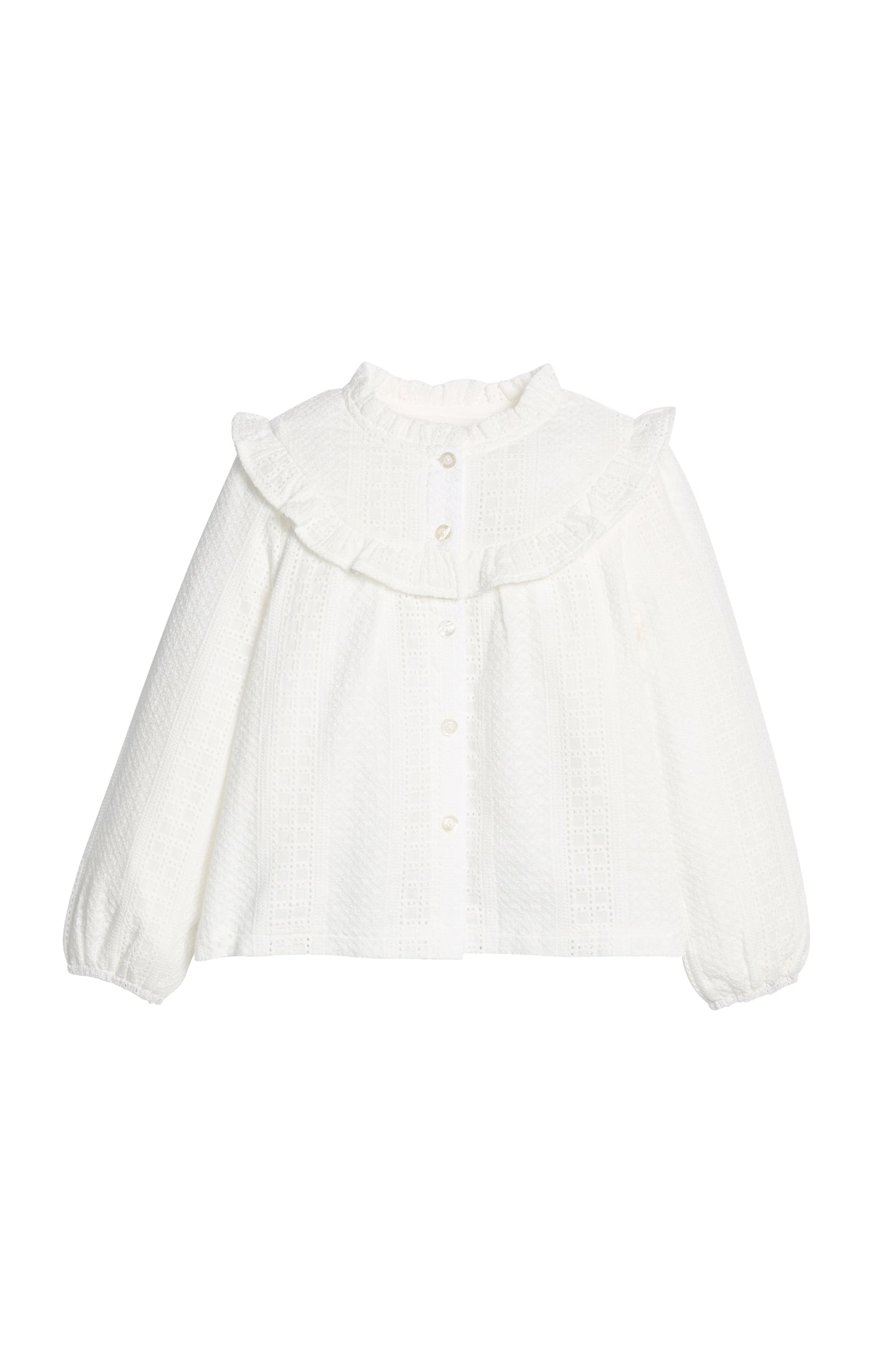 White Eyelet Cintra Top