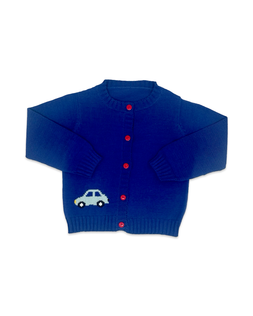 River Royal Car Burrow Button Down Sweater