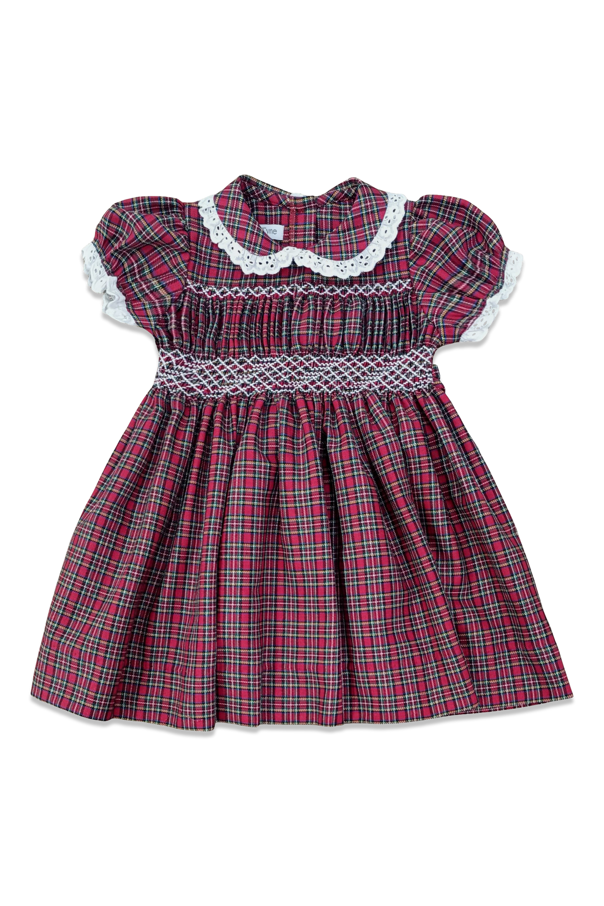 Holiday Plaid Smocked Polly Dress