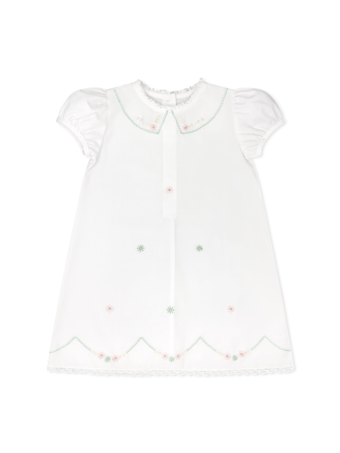 Green Trim Ashtyn Dress