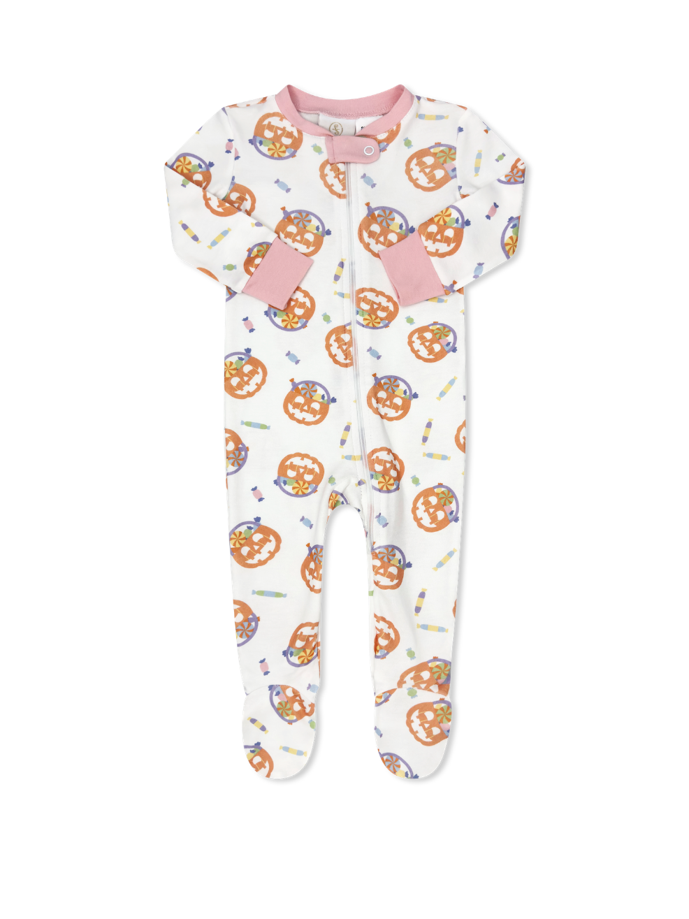 Once Upon a Time Footie - Boo to You w Pink