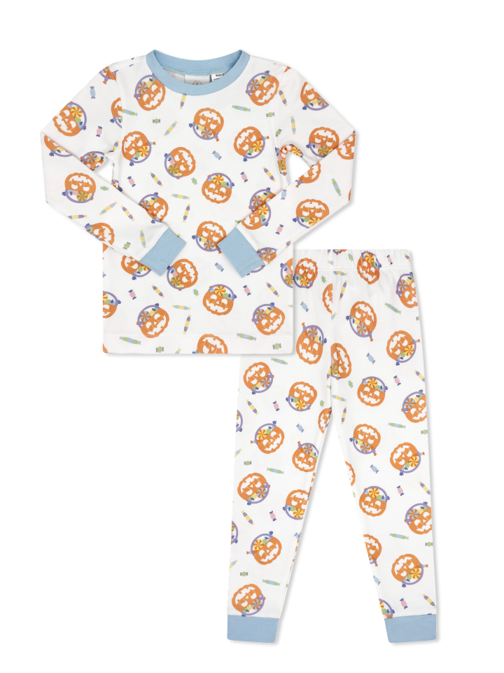 Sweet Pea PJ Set - Boo to You w Blue (Kid)