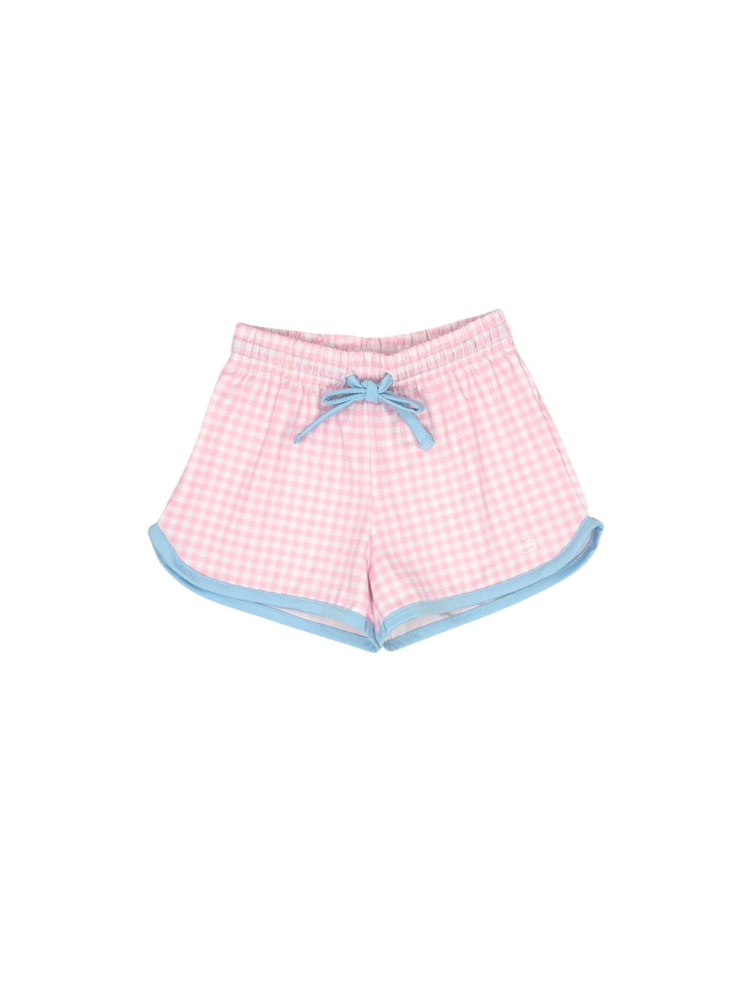 Emily Short - Cotton Candy Pink Check, Cotton Candy Blue (Kid)