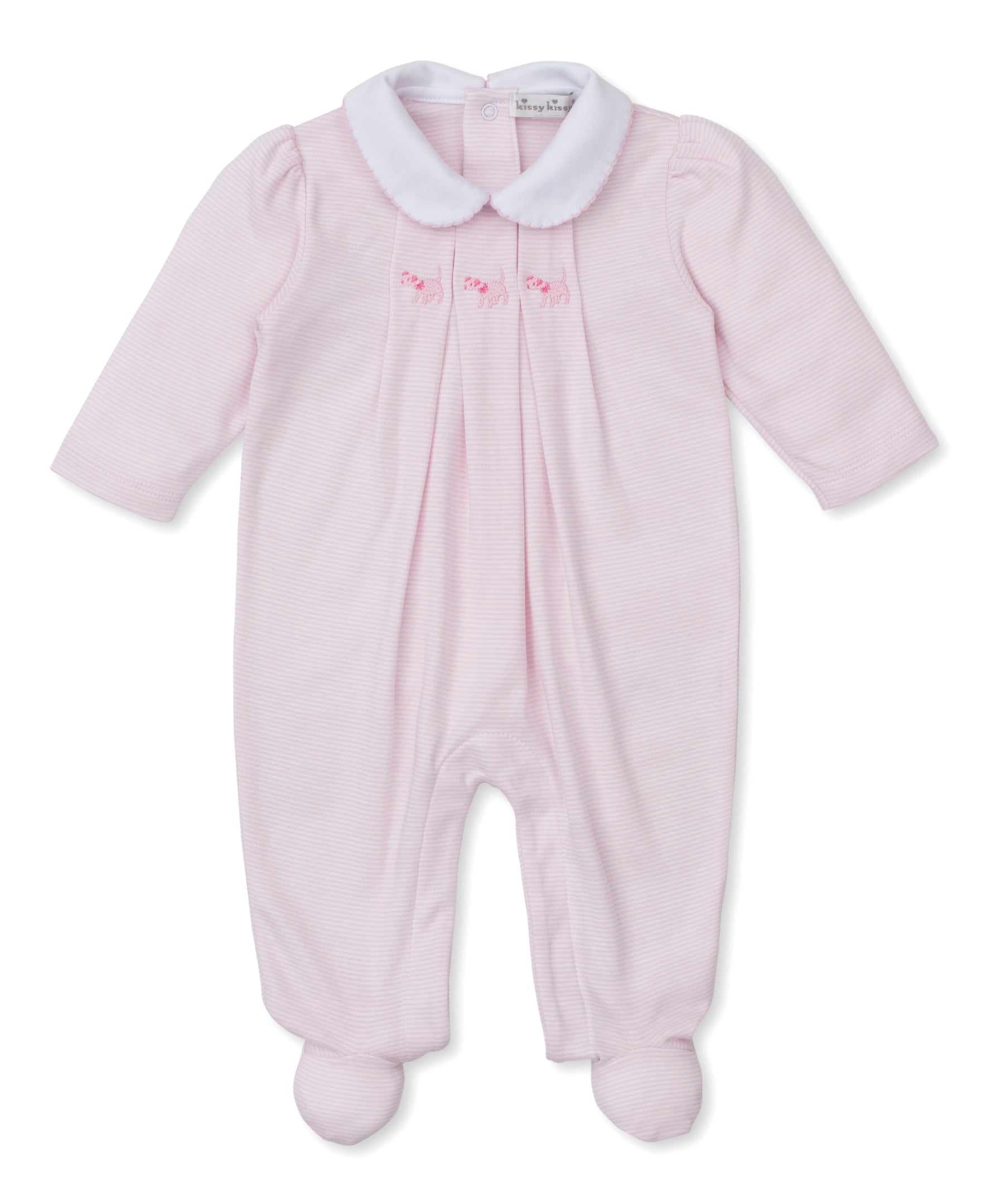 Pink Stripe Classic Treasures Footie