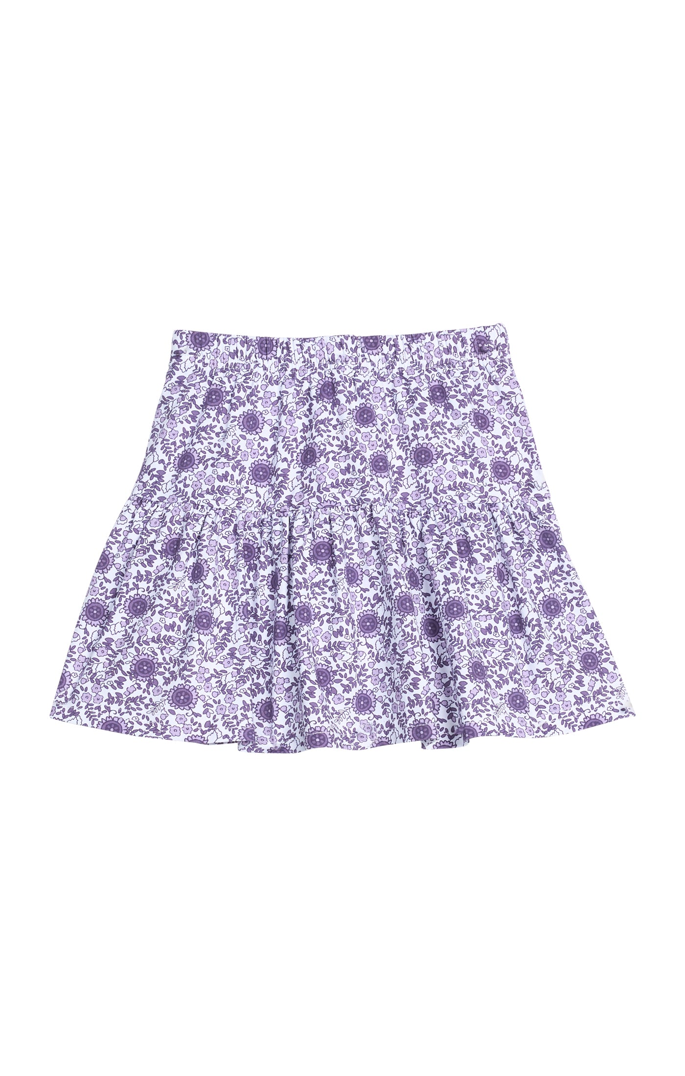 Sally Skort - Lavender Vine Floral (Big Kid)