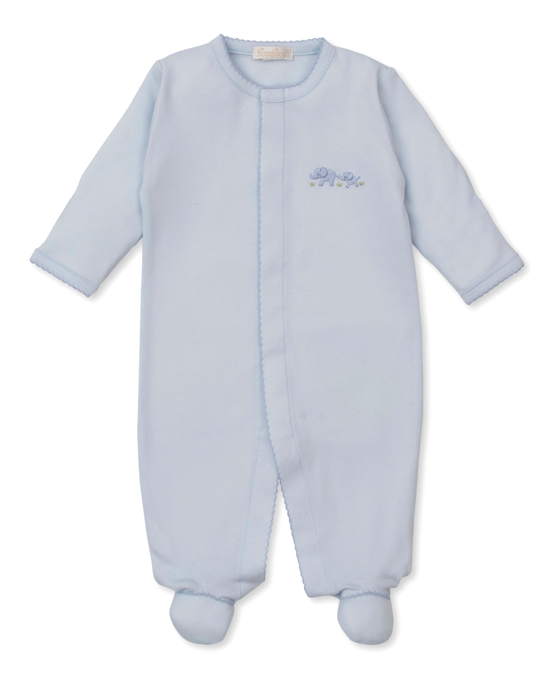 Blue Elephant Emb Footie