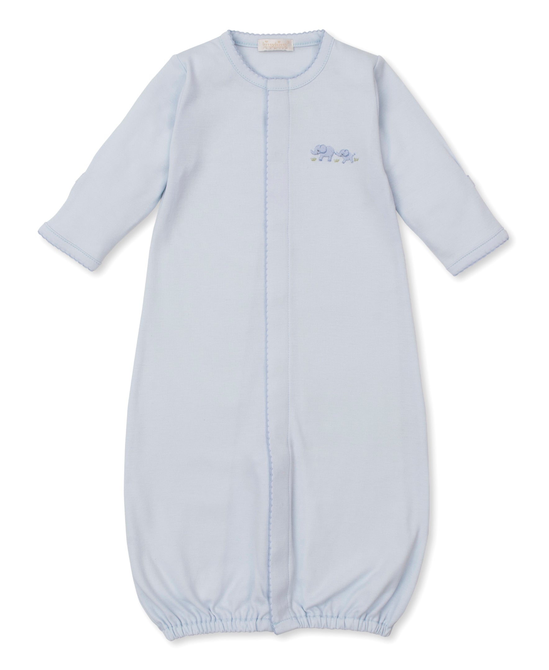 Blue Elephant Emb Conv Gown