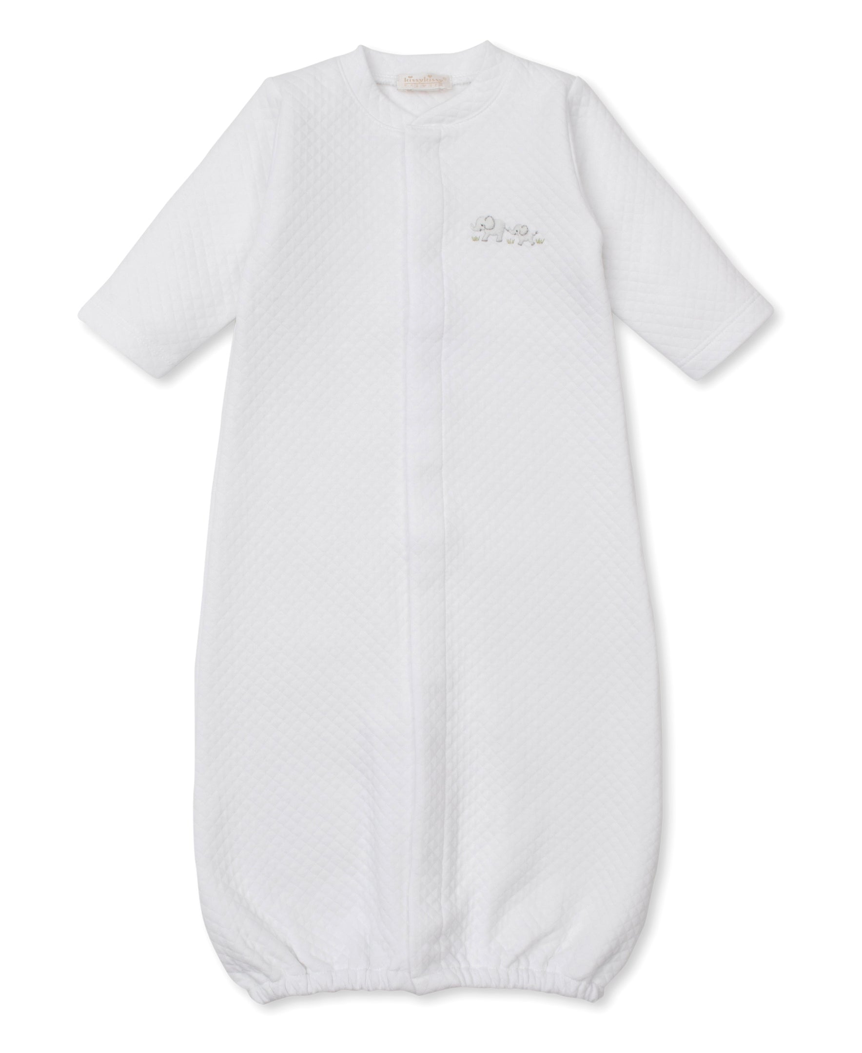 White Elephant Jacquard Converter Gown