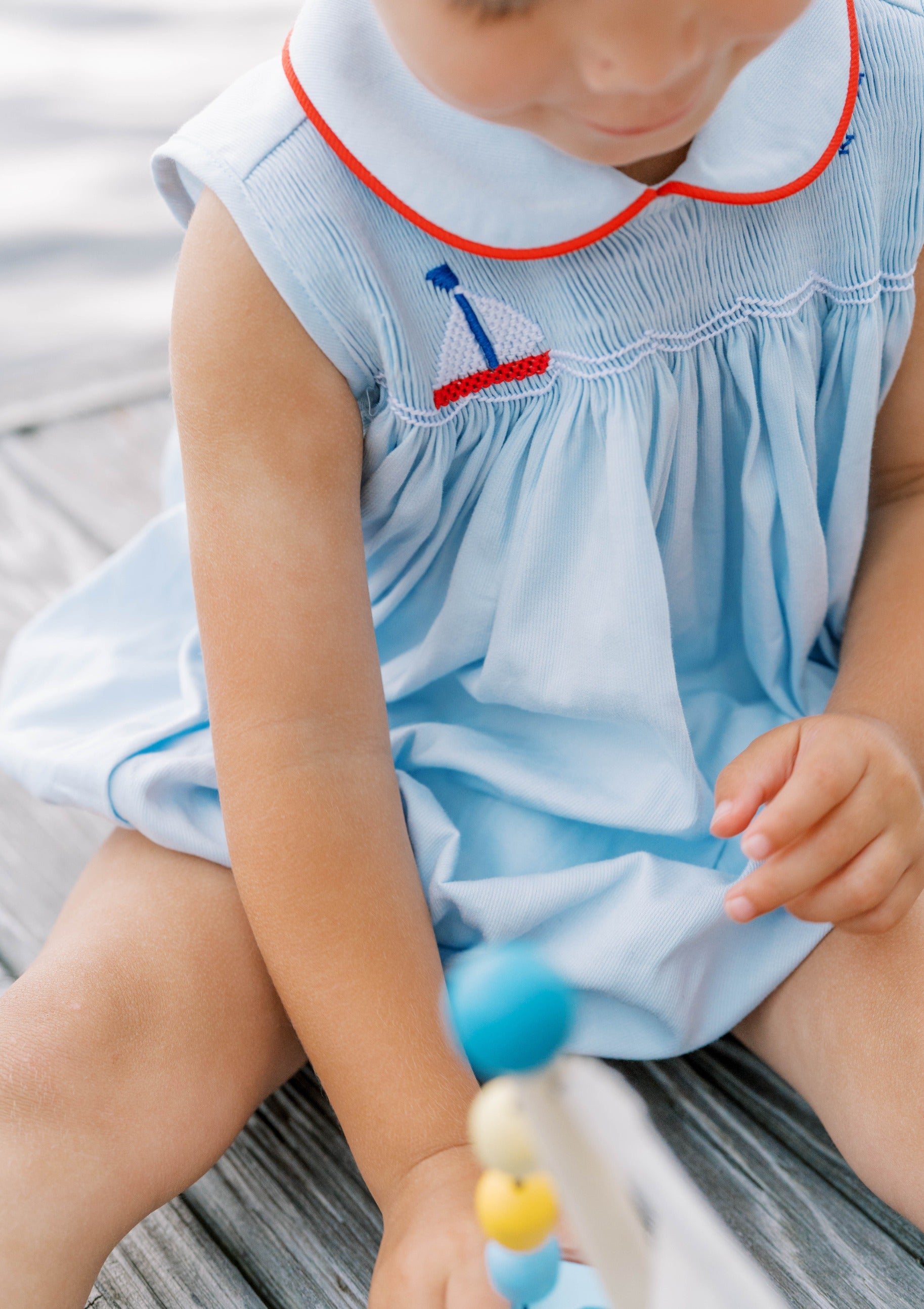 Brentwood Smocked Sailboat Beckett Bubble