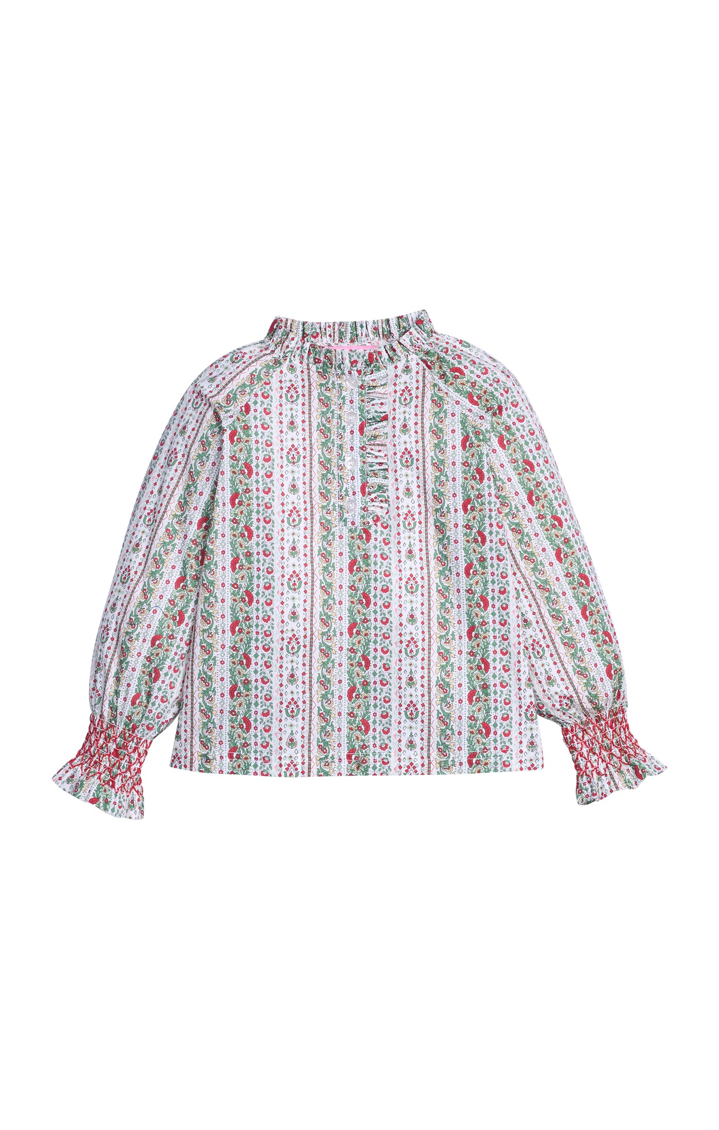 St Moritz Floral Stripe Shannon Top