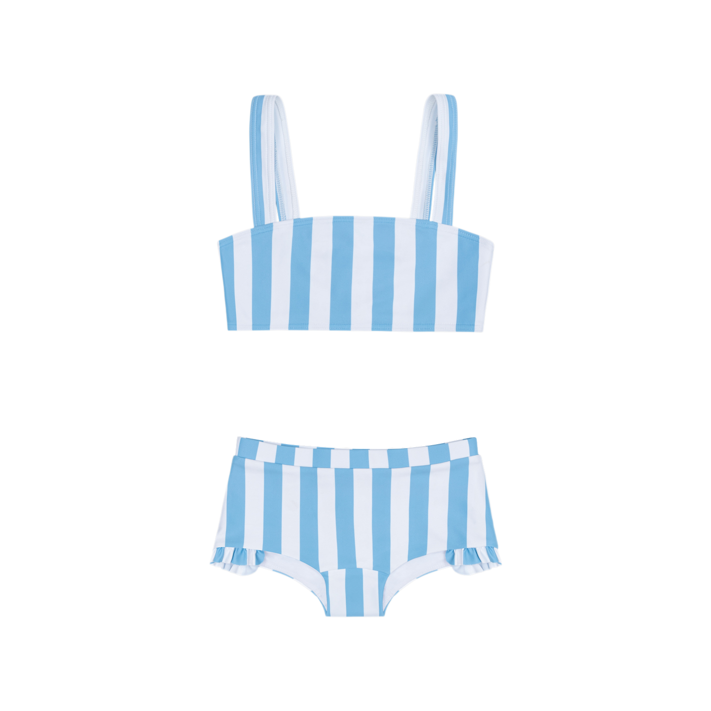 Bay Stripe Bandeau Bikini and Swim Short