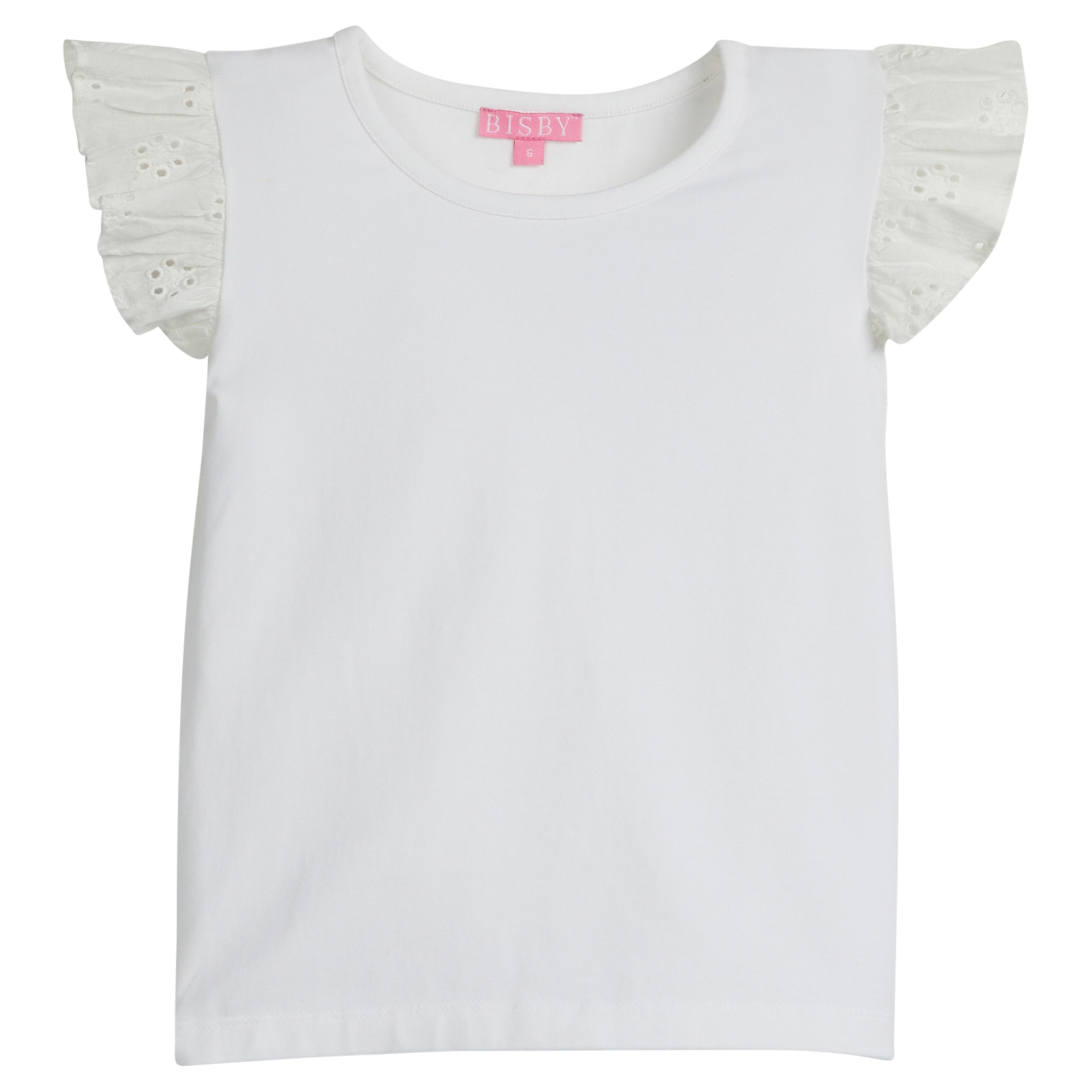 White Eyelet Tank