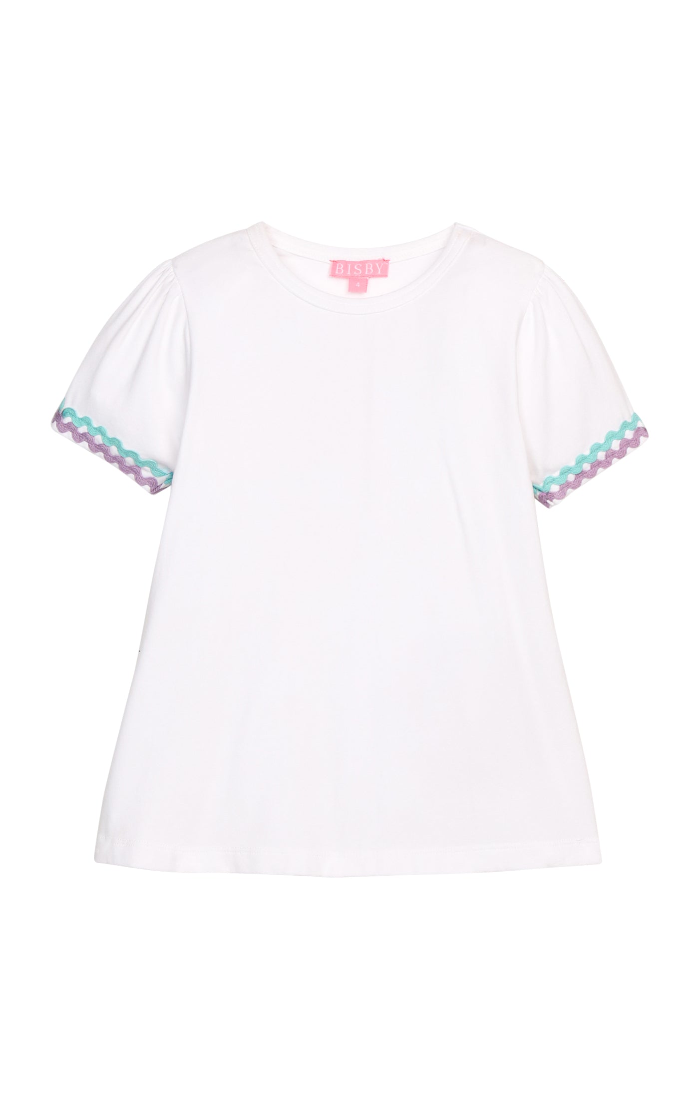 Aqua & Lavender Ric Rac Essential Tee