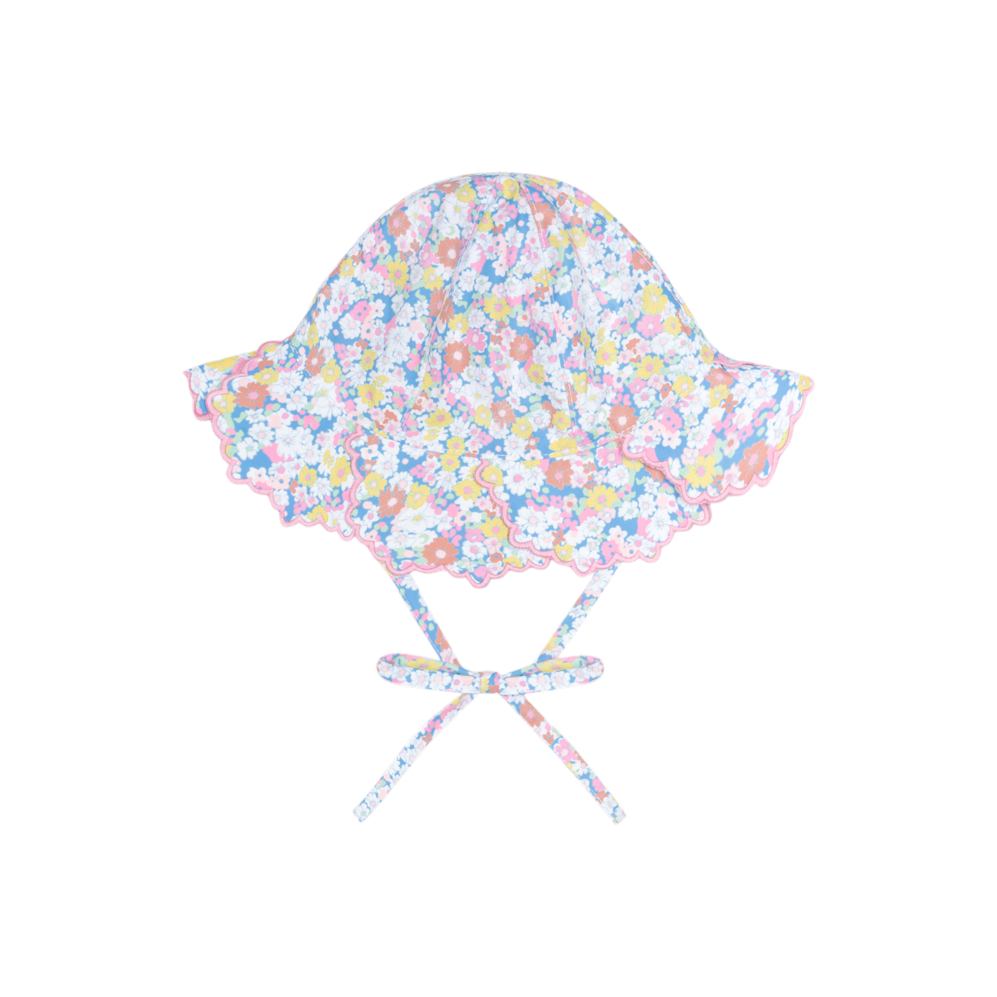Baby Jasmine Blossom Scalloped Sun Hat