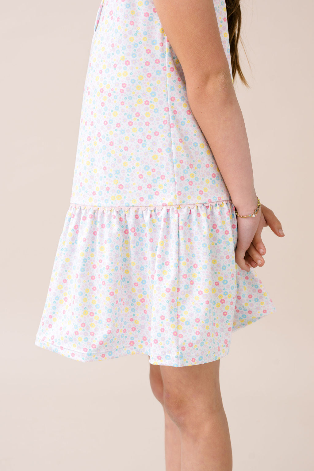 Sunny Day Floral, Petal Purple Darla Drop Waist Dress