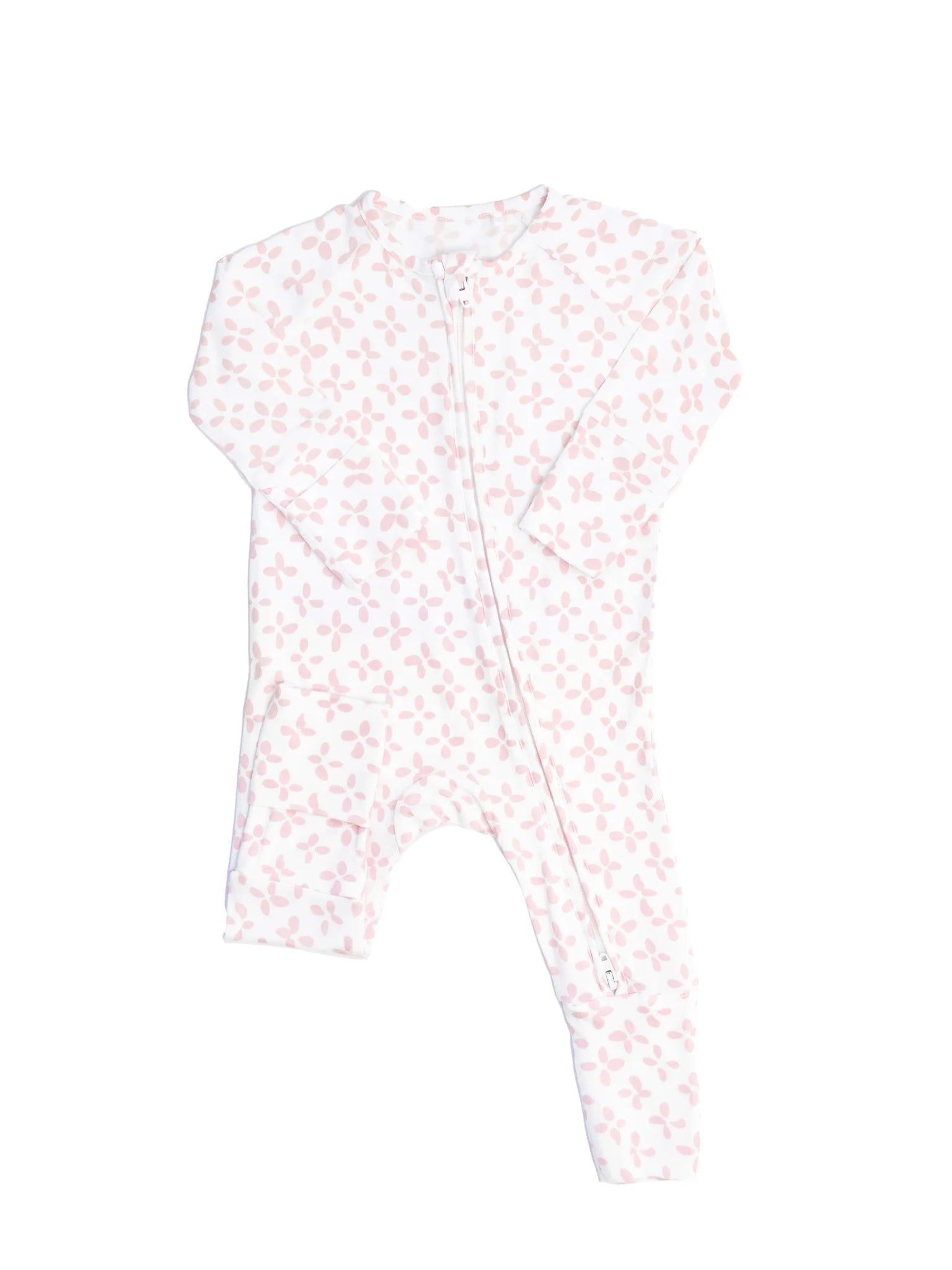 Pink Clover Sleep Romper