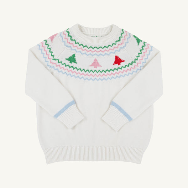 Palmetto Pearl Christmas Trees Isabelle Fairisle Sweater