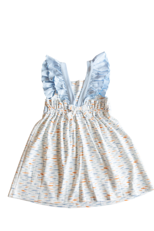 Fish Pinafore Dress with Ruffles (Toddler)