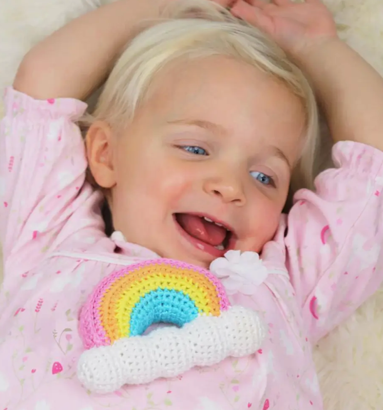 Rainbow Crochet Rattle